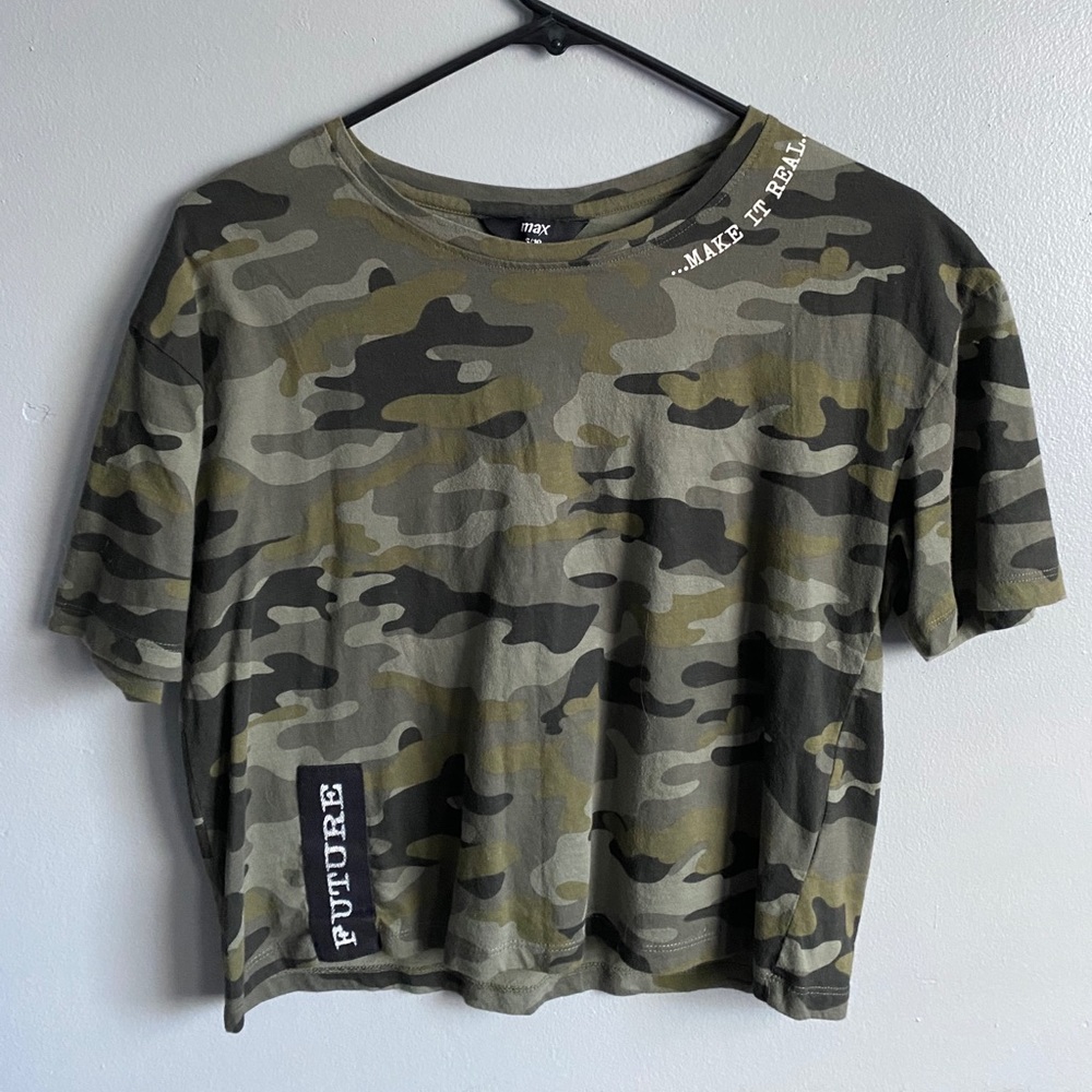 Camo Crop Top